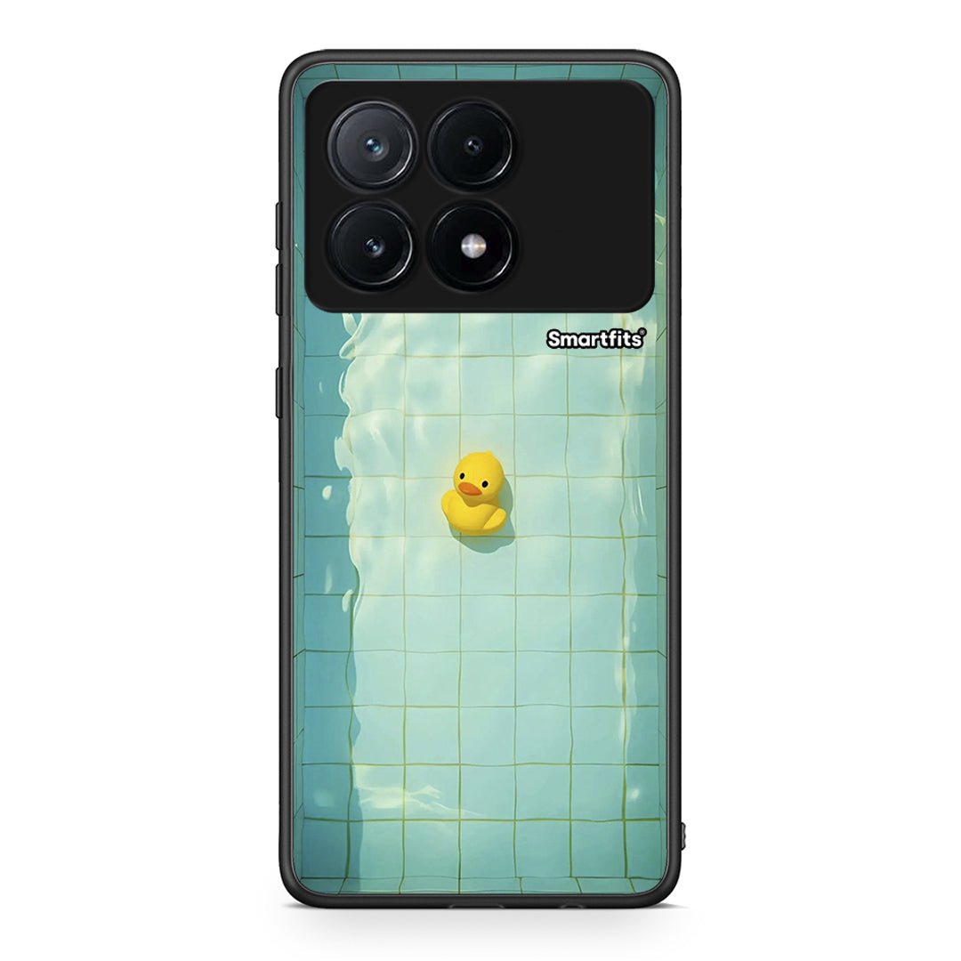Xiaomi Poco X6 Pro 5G Yellow Duck θήκη από τη Smartfits με σχέδιο στο πίσω μέρος και μαύρο περίβλημα | Smartphone case with colorful back and black bezels by Smartfits