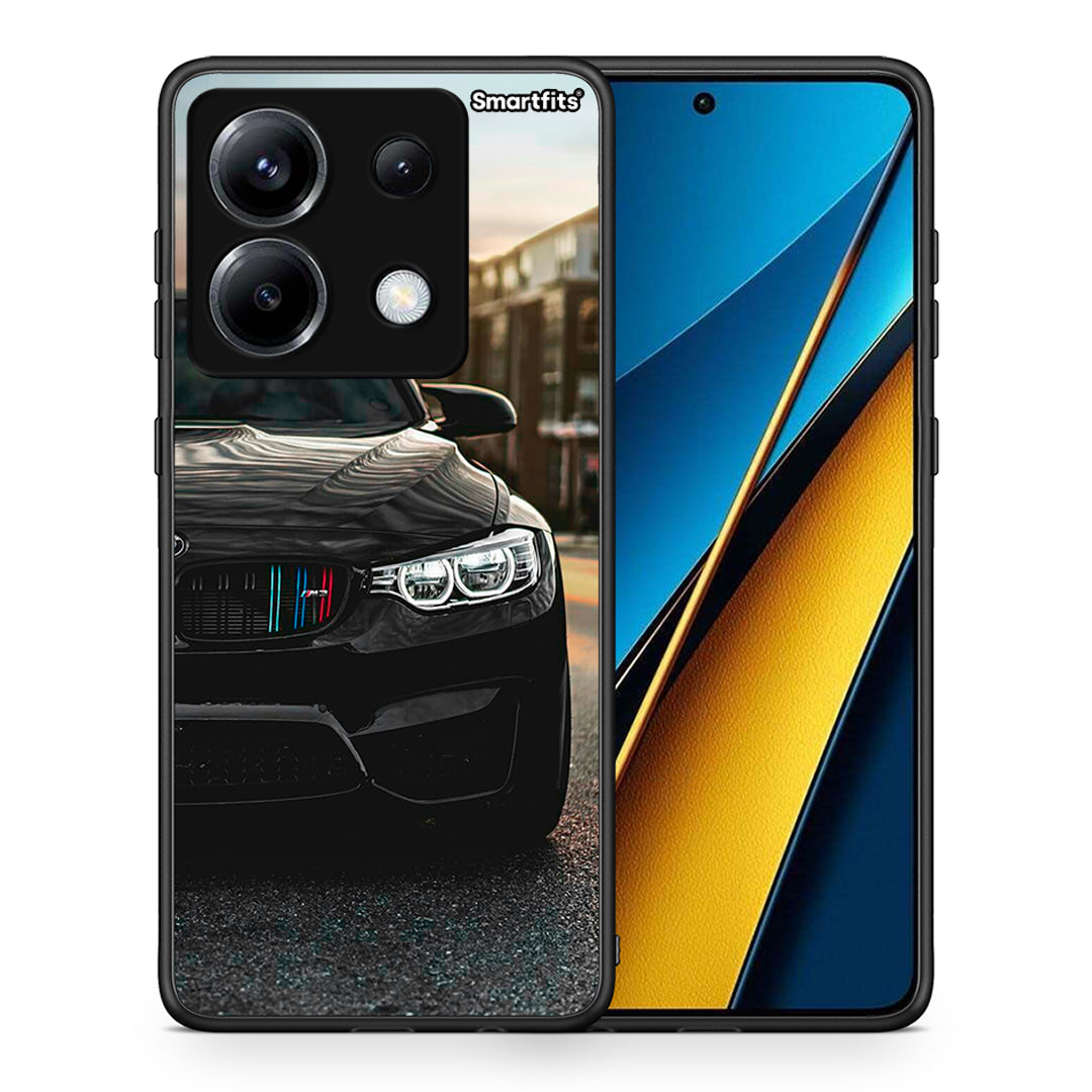 Θήκη Xiaomi Poco X6 M3 Racing από τη Smartfits με σχέδιο στο πίσω μέρος και μαύρο περίβλημα | Xiaomi Poco X6 M3 Racing case with colorful back and black bezels