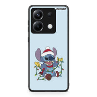 Thumbnail for Xiaomi Poco X6 Santa Stich θήκη από τη Smartfits με σχέδιο στο πίσω μέρος και μαύρο περίβλημα | Smartphone case with colorful back and black bezels by Smartfits