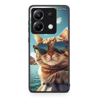 Thumbnail for Xiaomi Poco X6 Summer Cat θήκη από τη Smartfits με σχέδιο στο πίσω μέρος και μαύρο περίβλημα | Smartphone case with colorful back and black bezels by Smartfits