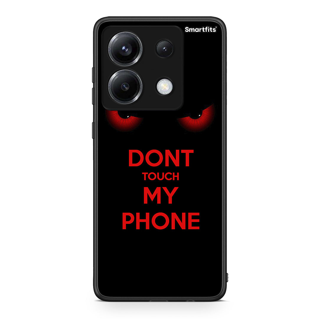 Xiaomi Poco X6 Touch My Phone Θήκη από τη Smartfits με σχέδιο στο πίσω μέρος και μαύρο περίβλημα | Smartphone case with colorful back and black bezels by Smartfits