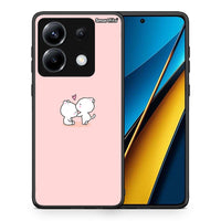 Thumbnail for Θήκη Xiaomi Poco X6 Love Valentine από τη Smartfits με σχέδιο στο πίσω μέρος και μαύρο περίβλημα | Xiaomi Poco X6 Love Valentine case with colorful back and black bezels