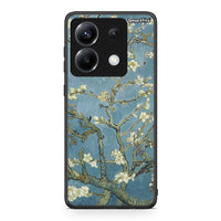 Thumbnail for Xiaomi Poco X6 White Blossoms θήκη από τη Smartfits με σχέδιο στο πίσω μέρος και μαύρο περίβλημα | Smartphone case with colorful back and black bezels by Smartfits