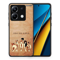 Thumbnail for Θήκη Xiaomi Poco X6 You Go Girl από τη Smartfits με σχέδιο στο πίσω μέρος και μαύρο περίβλημα | Xiaomi Poco X6 You Go Girl case with colorful back and black bezels