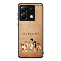 Thumbnail for Xiaomi Poco X6 You Go Girl θήκη από τη Smartfits με σχέδιο στο πίσω μέρος και μαύρο περίβλημα | Smartphone case with colorful back and black bezels by Smartfits