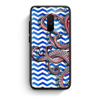 Thumbnail for Xiaomi Pocophone F1 Chevron Devilfish θήκη από τη Smartfits με σχέδιο στο πίσω μέρος και μαύρο περίβλημα | Smartphone case with colorful back and black bezels by Smartfits