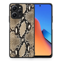 Thumbnail for Θήκη Xiaomi Redmi 12 4G Fashion Snake Animal από τη Smartfits με σχέδιο στο πίσω μέρος και μαύρο περίβλημα | Xiaomi Redmi 12 4G Fashion Snake Animal case with colorful back and black bezels