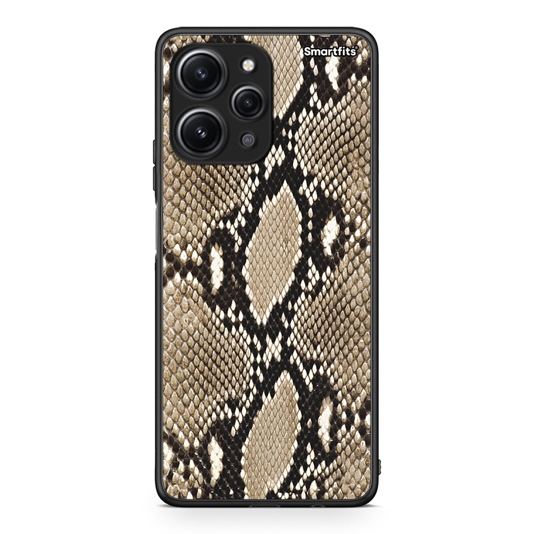 23 - Xiaomi Redmi 12 4G Fashion Snake Animal case, cover, bumper