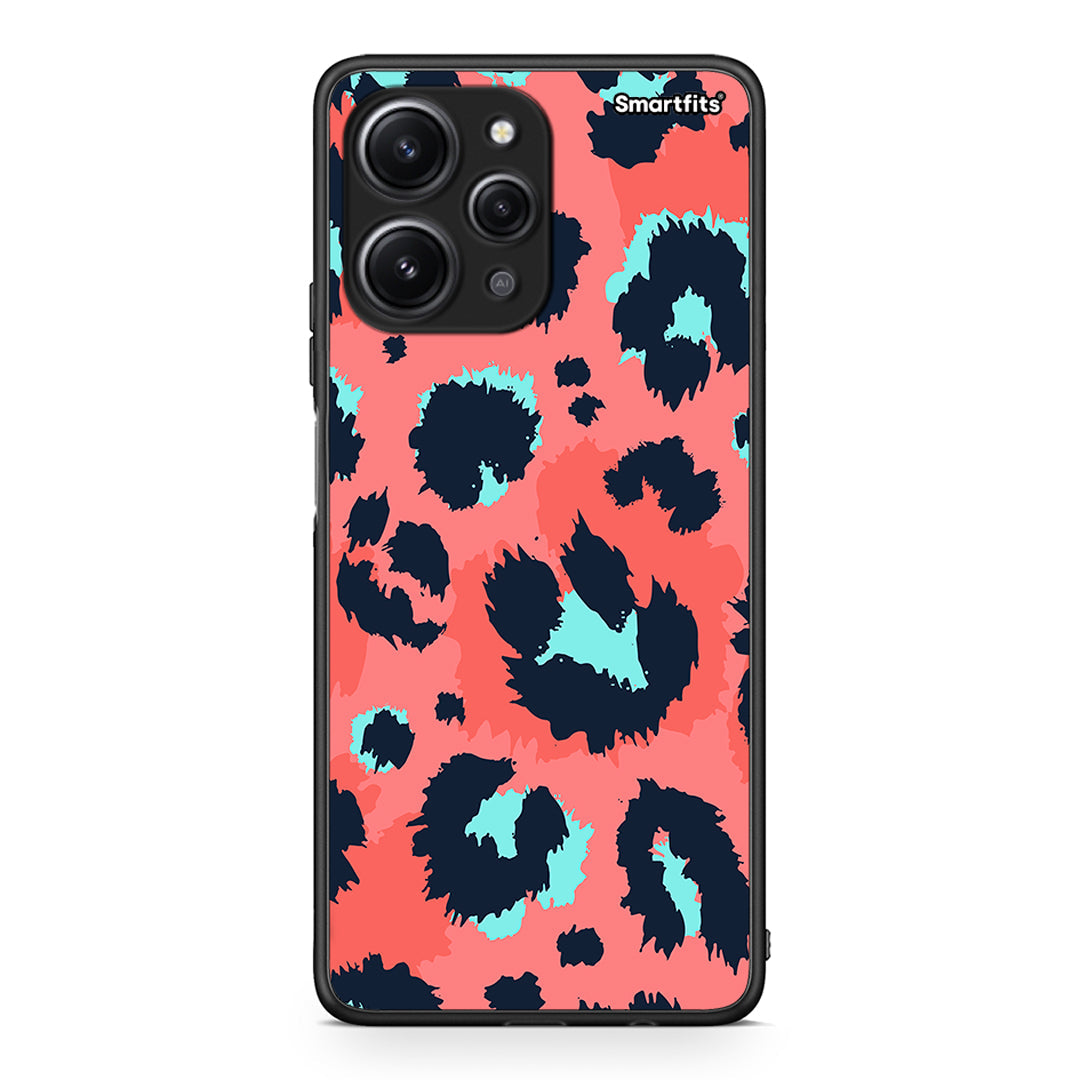 22 - Xiaomi Redmi 12 4G Pink Leopard Animal case, cover, bumper