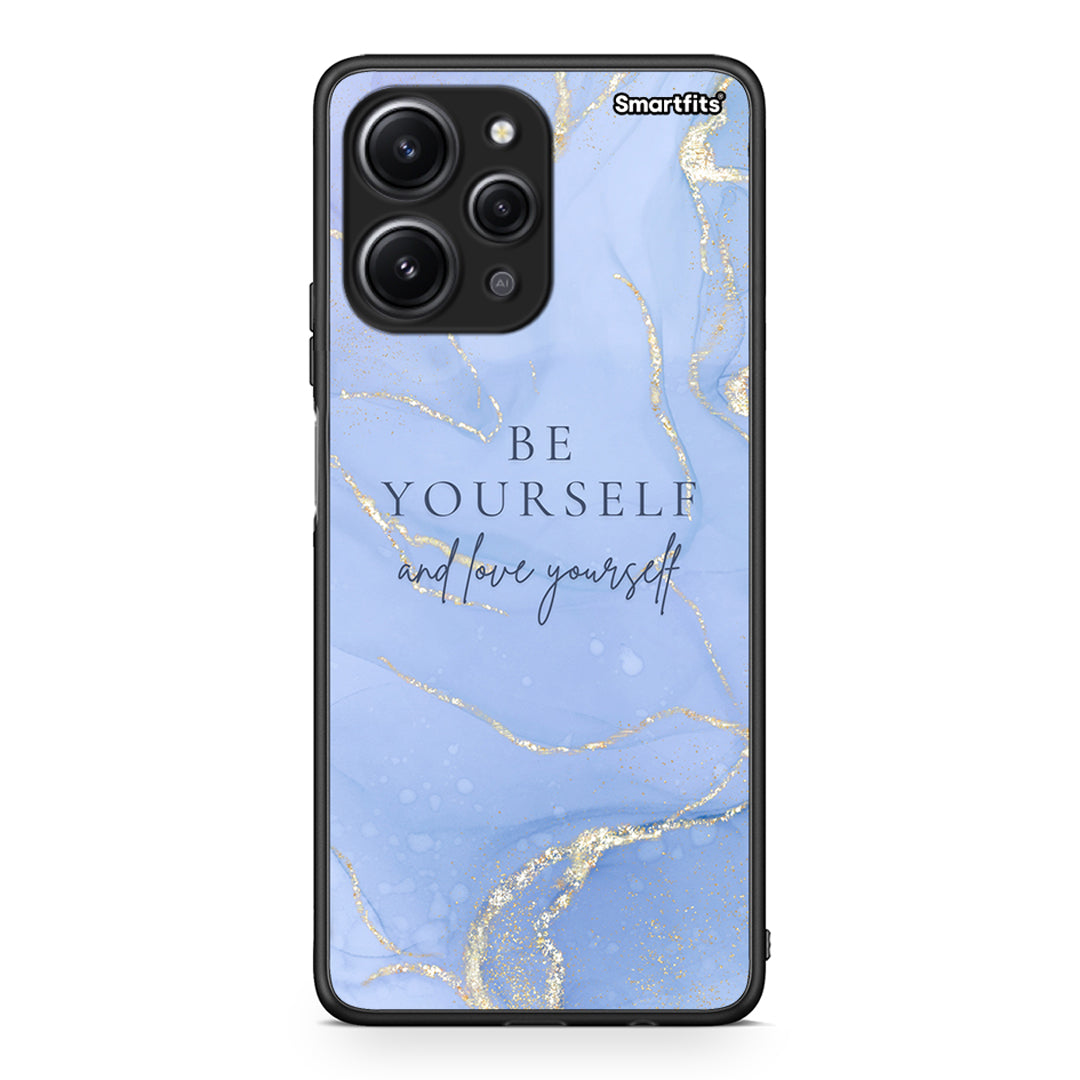 Xiaomi Redmi 12 4G Be Yourself θήκη από τη Smartfits με σχέδιο στο πίσω μέρος και μαύρο περίβλημα | Smartphone case with colorful back and black bezels by Smartfits