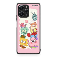 Thumbnail for Xiaomi Redmi 12 4G Cute Companion θήκη από τη Smartfits με σχέδιο στο πίσω μέρος και μαύρο περίβλημα | Smartphone case with colorful back and black bezels by Smartfits