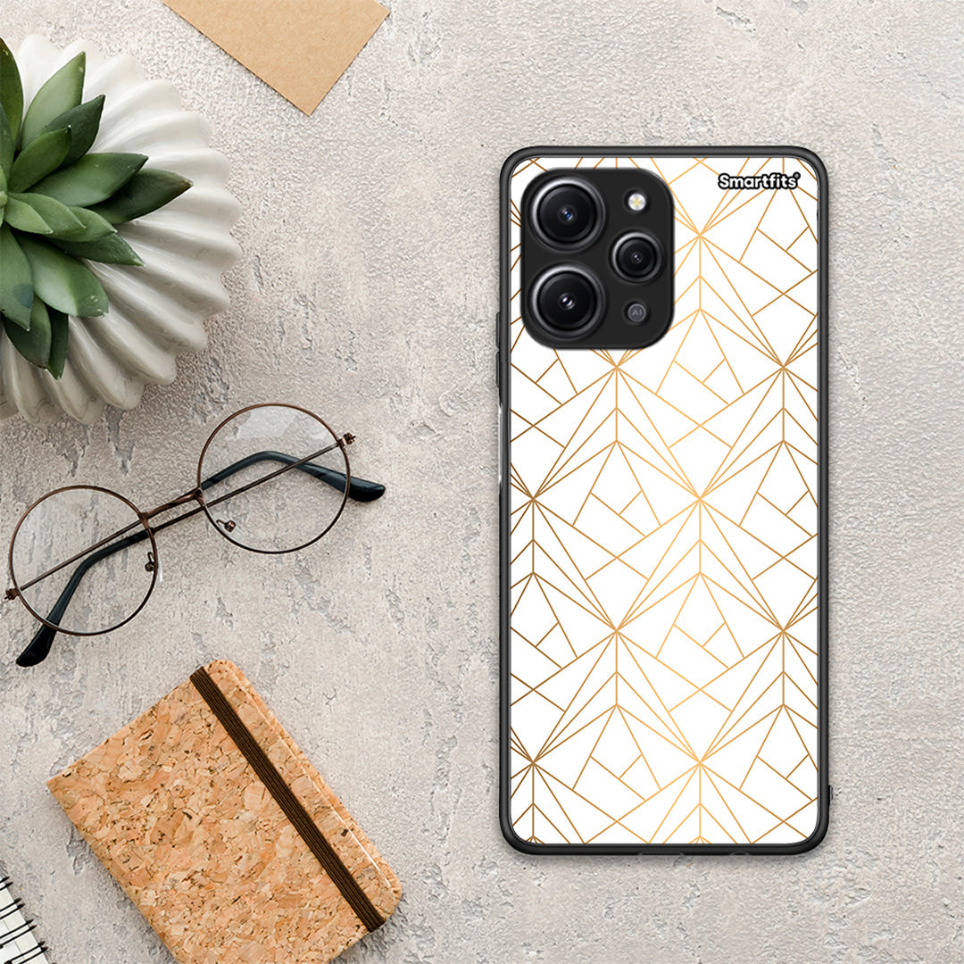 Geometric Luxury White - Xiaomi Redmi 12 4G θήκη