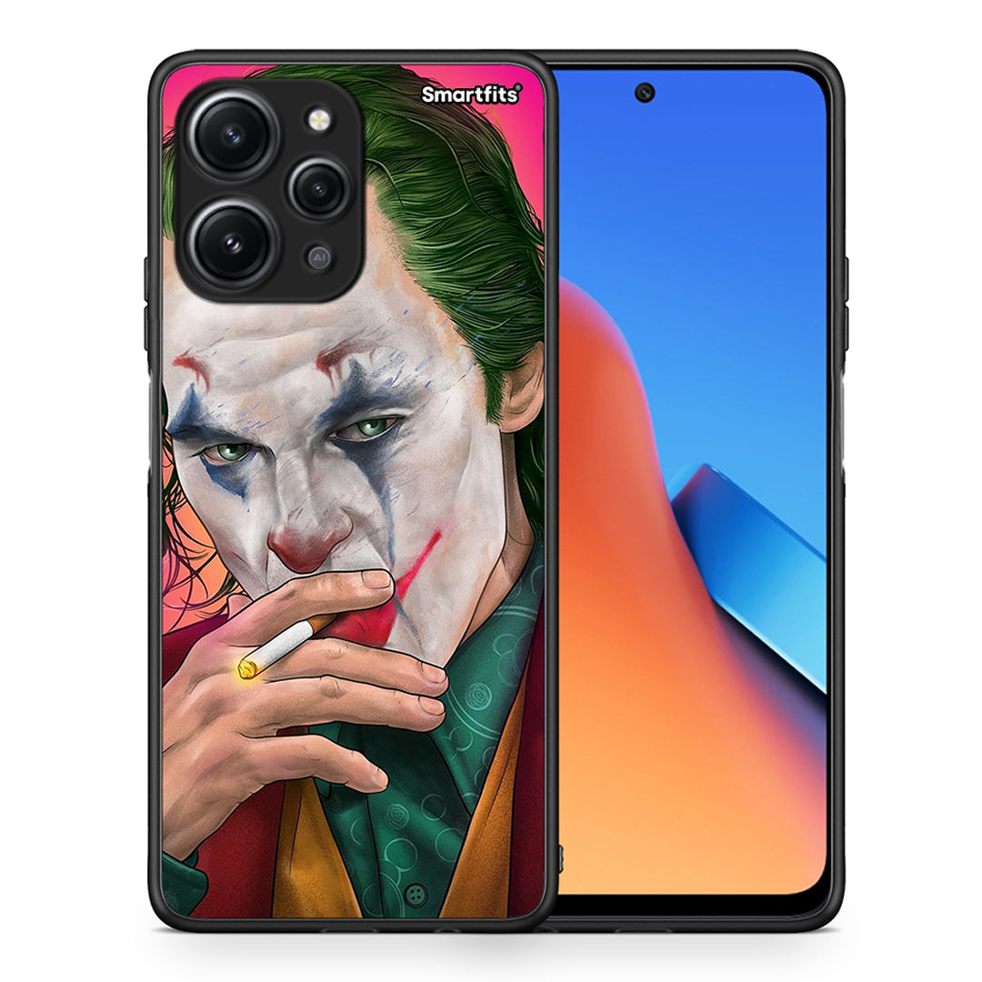 Θήκη Xiaomi Redmi 12 4G JokesOnU PopArt από τη Smartfits με σχέδιο στο πίσω μέρος και μαύρο περίβλημα | Xiaomi Redmi 12 4G JokesOnU PopArt case with colorful back and black bezels