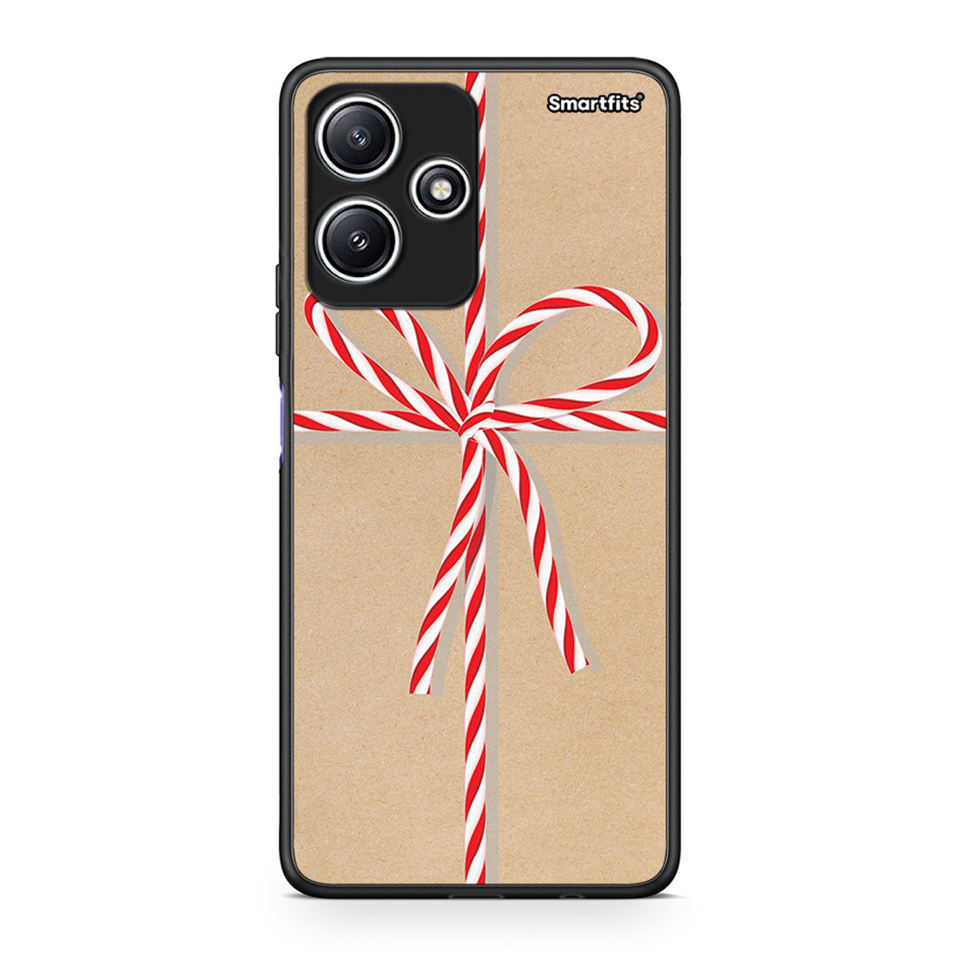 Xiaomi Redmi 12 5G Christmas Gift θήκη από τη Smartfits με σχέδιο στο πίσω μέρος και μαύρο περίβλημα | Smartphone case with colorful back and black bezels by Smartfits