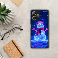 Thumbnail for Christmas Neon Snowman - Xiaomi Redmi 12 5G θήκη