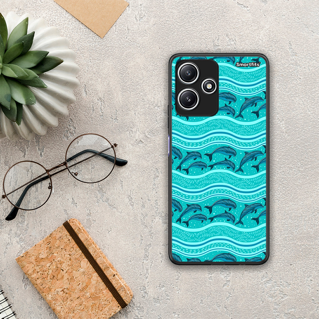 Swimming Dolphins - Xiaomi Redmi 12 5G case