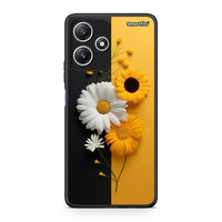 Thumbnail for Xiaomi Redmi 12 5G Yellow Daisies θήκη από τη Smartfits με σχέδιο στο πίσω μέρος και μαύρο περίβλημα | Smartphone case with colorful back and black bezels by Smartfits