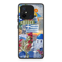 Thumbnail for Θήκη Xiaomi Poco C55 All Greek από τη Smartfits με σχέδιο στο πίσω μέρος και μαύρο περίβλημα | Xiaomi Poco C55 All Greek Case with Colorful Back and Black Bezels