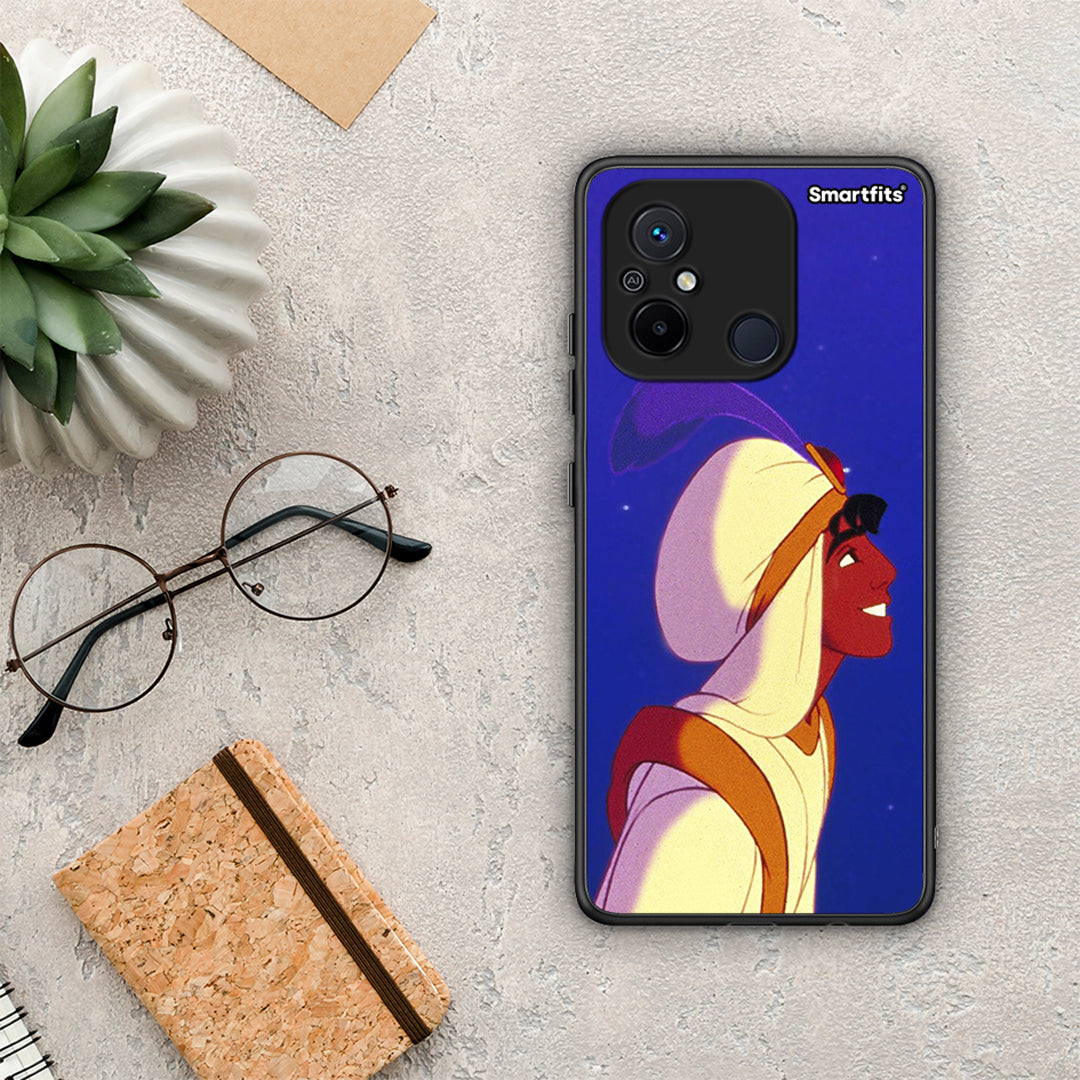 Θήκη Xiaomi Poco C55 Alladin And Jasmine Love 1 από τη Smartfits με σχέδιο στο πίσω μέρος και μαύρο περίβλημα | Xiaomi Poco C55 Alladin And Jasmine Love 1 Case with Colorful Back and Black Bezels