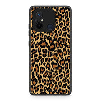 Thumbnail for Θήκη Xiaomi Poco C55 Animal Leopard από τη Smartfits με σχέδιο στο πίσω μέρος και μαύρο περίβλημα | Xiaomi Poco C55 Animal Leopard Case with Colorful Back and Black Bezels