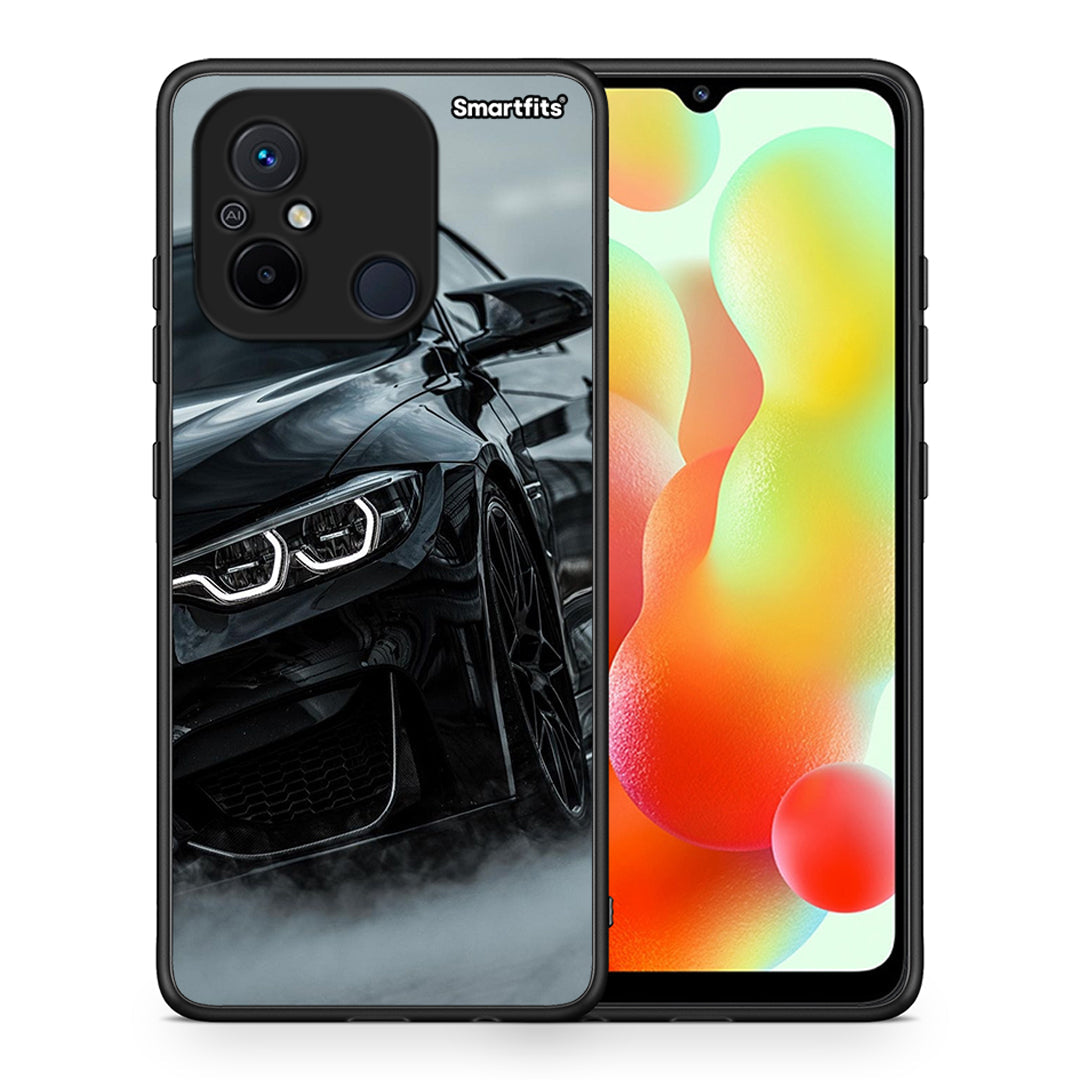 Θήκη Xiaomi Poco C55 Black BMW από τη Smartfits με σχέδιο στο πίσω μέρος και μαύρο περίβλημα | Xiaomi Poco C55 Black BMW Case with Colorful Back and Black Bezels