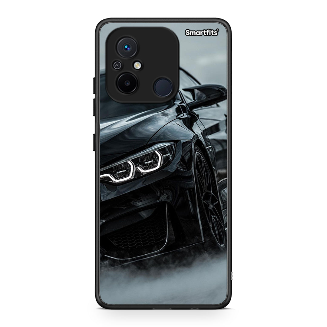 Θήκη Xiaomi Poco C55 Black BMW από τη Smartfits με σχέδιο στο πίσω μέρος και μαύρο περίβλημα | Xiaomi Poco C55 Black BMW Case with Colorful Back and Black Bezels