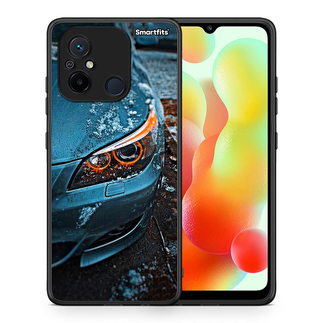 Θήκη Xiaomi Poco C55 Bmw E60 από τη Smartfits με σχέδιο στο πίσω μέρος και μαύρο περίβλημα | Xiaomi Poco C55 Bmw E60 Case with Colorful Back and Black Bezels