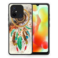 Thumbnail for Θήκη Xiaomi Poco C55 Boho DreamCatcher από τη Smartfits με σχέδιο στο πίσω μέρος και μαύρο περίβλημα | Xiaomi Poco C55 Boho DreamCatcher Case with Colorful Back and Black Bezels