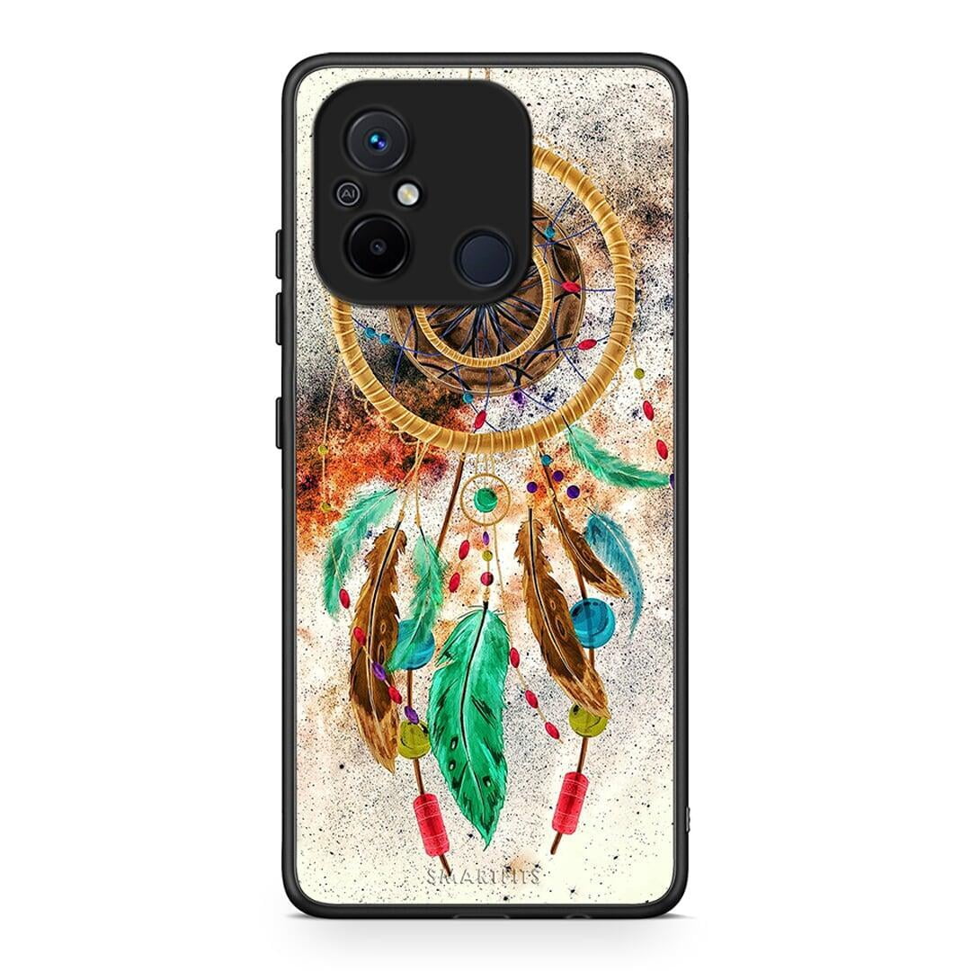 Θήκη Xiaomi Poco C55 Boho DreamCatcher από τη Smartfits με σχέδιο στο πίσω μέρος και μαύρο περίβλημα | Xiaomi Poco C55 Boho DreamCatcher Case with Colorful Back and Black Bezels