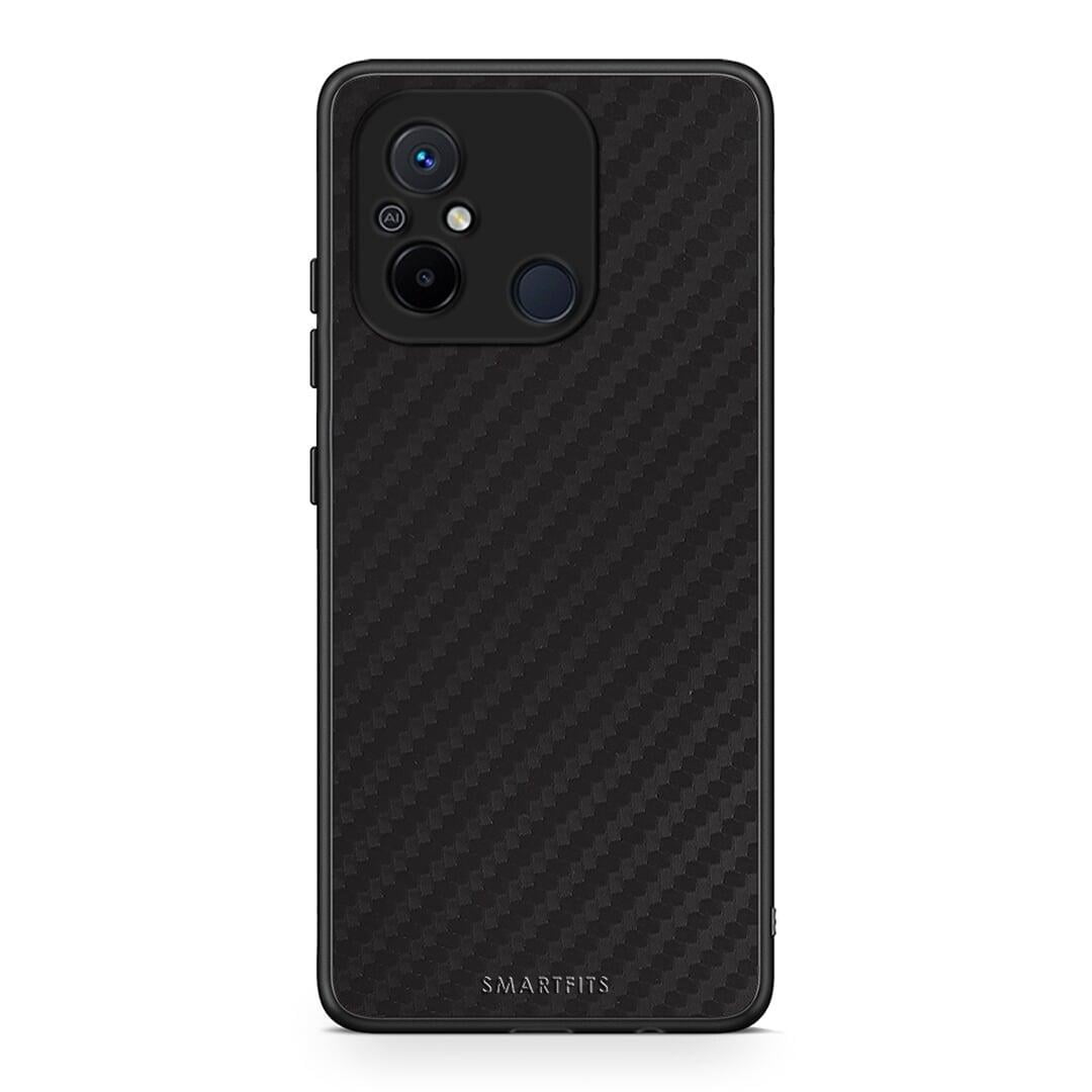 Θήκη Xiaomi Poco C55 Carbon Black από τη Smartfits με σχέδιο στο πίσω μέρος και μαύρο περίβλημα | Xiaomi Poco C55 Carbon Black Case with Colorful Back and Black Bezels