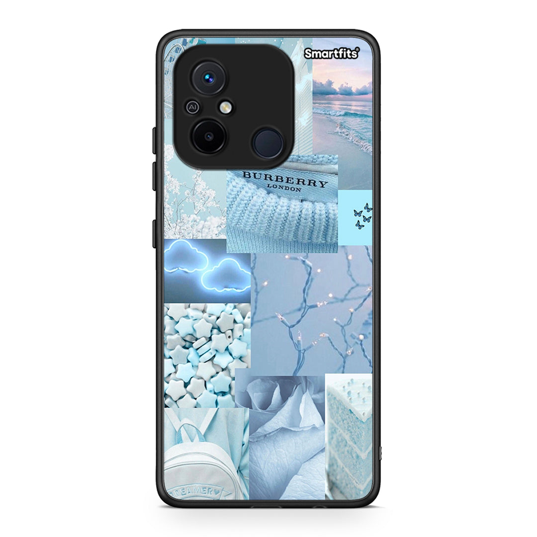 Θήκη Xiaomi Poco C55 Ciel Aesthetic Collage από τη Smartfits με σχέδιο στο πίσω μέρος και μαύρο περίβλημα | Xiaomi Poco C55 Ciel Aesthetic Collage Case with Colorful Back and Black Bezels