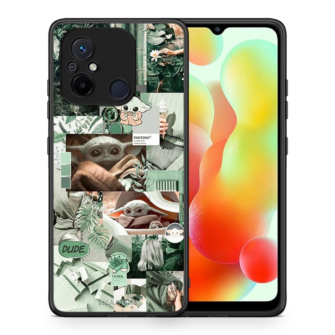 Θήκη Xiaomi Poco C55 Collage Dude από τη Smartfits με σχέδιο στο πίσω μέρος και μαύρο περίβλημα | Xiaomi Poco C55 Collage Dude Case with Colorful Back and Black Bezels