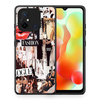 Thumbnail for Θήκη Xiaomi Poco C55 Collage Fashion από τη Smartfits με σχέδιο στο πίσω μέρος και μαύρο περίβλημα | Xiaomi Poco C55 Collage Fashion Case with Colorful Back and Black Bezels