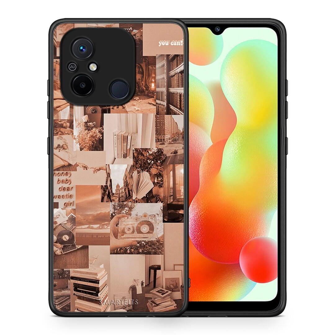 Θήκη Xiaomi Poco C55 Collage You Can από τη Smartfits με σχέδιο στο πίσω μέρος και μαύρο περίβλημα | Xiaomi Poco C55 Collage You Can Case with Colorful Back and Black Bezels