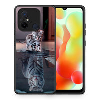 Thumbnail for Θήκη Xiaomi Poco C55 Cute Tiger από τη Smartfits με σχέδιο στο πίσω μέρος και μαύρο περίβλημα | Xiaomi Poco C55 Cute Tiger Case with Colorful Back and Black Bezels