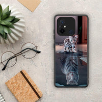 Thumbnail for Θήκη Xiaomi Poco C55 Cute Tiger από τη Smartfits με σχέδιο στο πίσω μέρος και μαύρο περίβλημα | Xiaomi Poco C55 Cute Tiger Case with Colorful Back and Black Bezels