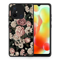 Thumbnail for Θήκη Xiaomi Poco C55 Flower Wild Roses από τη Smartfits με σχέδιο στο πίσω μέρος και μαύρο περίβλημα | Xiaomi Poco C55 Flower Wild Roses Case with Colorful Back and Black Bezels