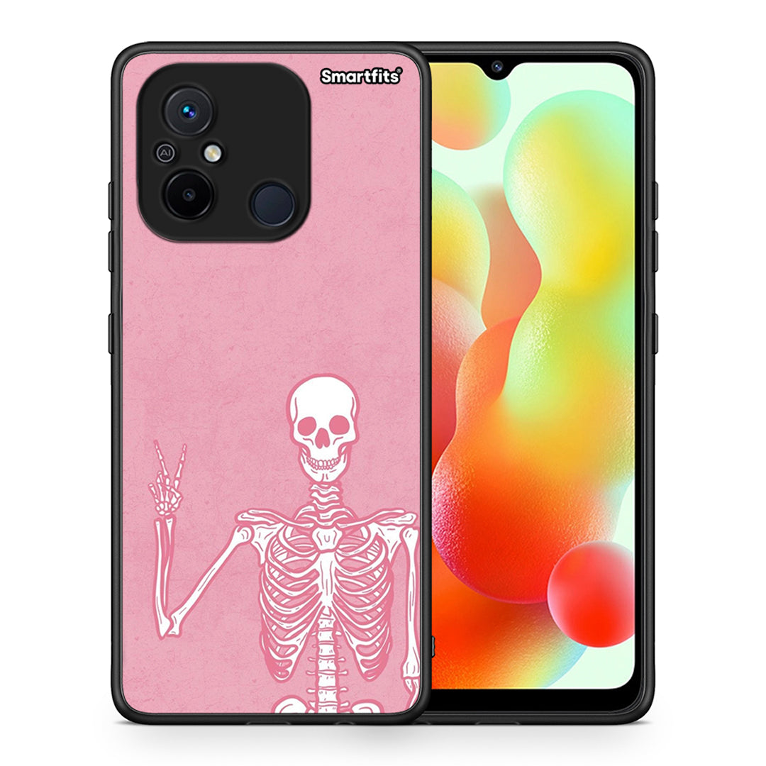 Θήκη Xiaomi Poco C55 Halloween Motivation από τη Smartfits με σχέδιο στο πίσω μέρος και μαύρο περίβλημα | Xiaomi Poco C55 Halloween Motivation Case with Colorful Back and Black Bezels