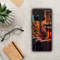 Thumbnail for Θήκη Xiaomi Poco C55 Home For Christmas από τη Smartfits με σχέδιο στο πίσω μέρος και μαύρο περίβλημα | Xiaomi Poco C55 Home For Christmas Case with Colorful Back and Black Bezels