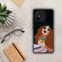 Thumbnail for Θήκη Xiaomi Poco C55 Lady And Tramp 2 από τη Smartfits με σχέδιο στο πίσω μέρος και μαύρο περίβλημα | Xiaomi Poco C55 Lady And Tramp 2 Case with Colorful Back and Black Bezels