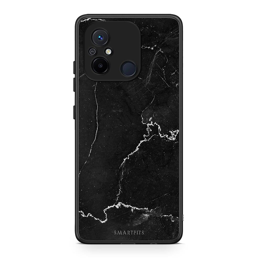 Θήκη Xiaomi Poco C55 Marble Black από τη Smartfits με σχέδιο στο πίσω μέρος και μαύρο περίβλημα | Xiaomi Poco C55 Marble Black Case with Colorful Back and Black Bezels