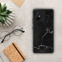 Thumbnail for Θήκη Xiaomi Poco C55 Marble Black από τη Smartfits με σχέδιο στο πίσω μέρος και μαύρο περίβλημα | Xiaomi Poco C55 Marble Black Case with Colorful Back and Black Bezels