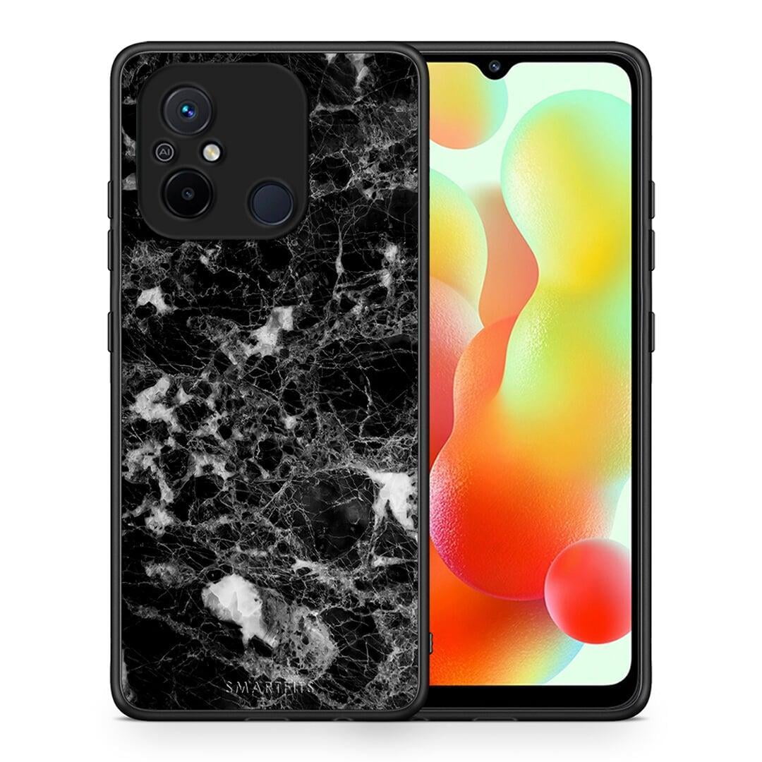 Θήκη Xiaomi Poco C55 Marble Male από τη Smartfits με σχέδιο στο πίσω μέρος και μαύρο περίβλημα | Xiaomi Poco C55 Marble Male Case with Colorful Back and Black Bezels