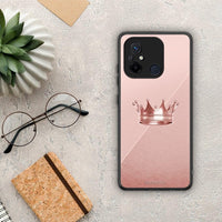 Thumbnail for Θήκη Xiaomi Poco C55 Minimal Crown από τη Smartfits με σχέδιο στο πίσω μέρος και μαύρο περίβλημα | Xiaomi Poco C55 Minimal Crown Case with Colorful Back and Black Bezels