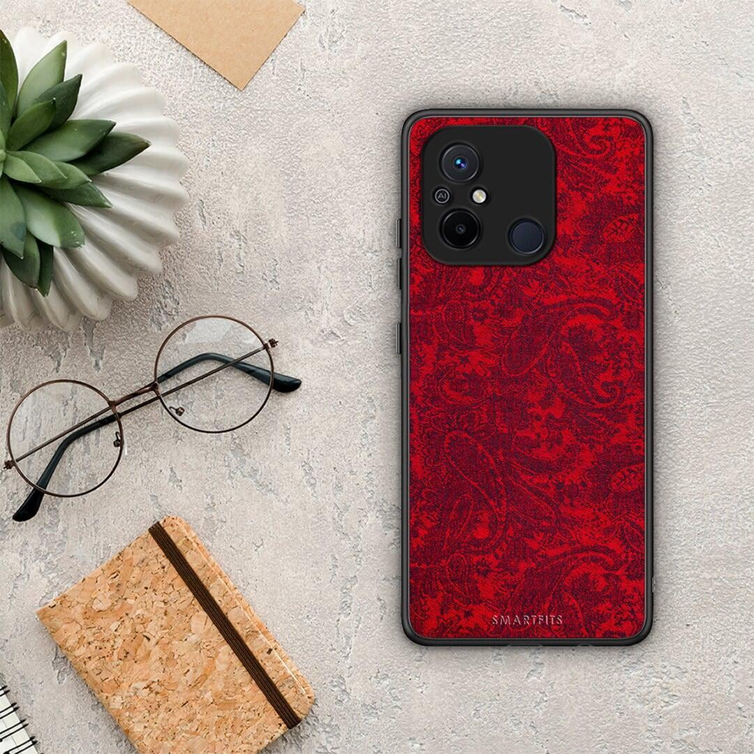 Θήκη Xiaomi Poco C55 Paisley Cashmere από τη Smartfits με σχέδιο στο πίσω μέρος και μαύρο περίβλημα | Xiaomi Poco C55 Paisley Cashmere Case with Colorful Back and Black Bezels