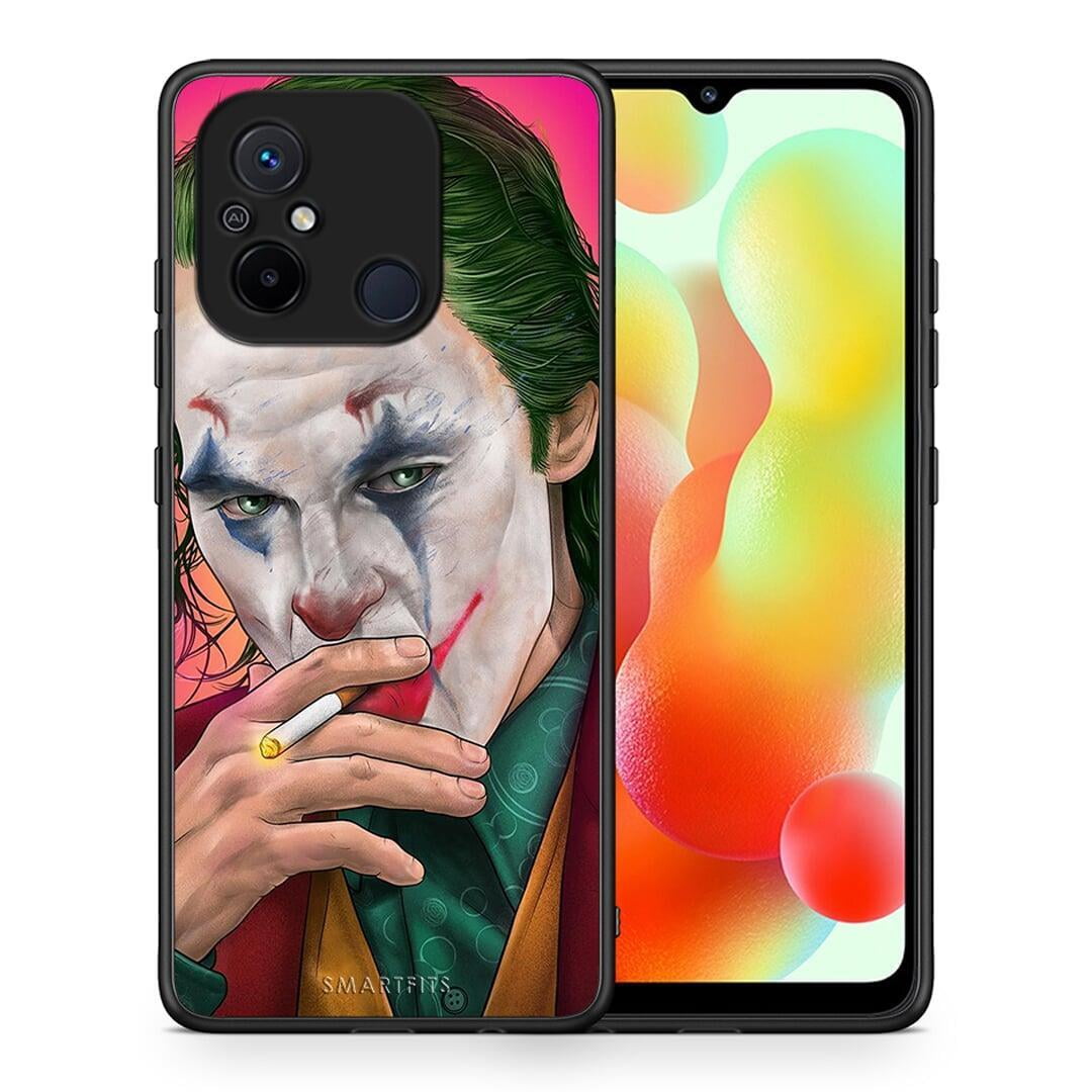 Θήκη Xiaomi Poco C55 PopArt JokesOnU από τη Smartfits με σχέδιο στο πίσω μέρος και μαύρο περίβλημα | Xiaomi Poco C55 PopArt JokesOnU Case with Colorful Back and Black Bezels