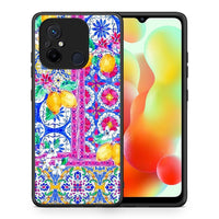 Thumbnail for Θήκη Xiaomi Poco C55 Retro Spring από τη Smartfits με σχέδιο στο πίσω μέρος και μαύρο περίβλημα | Xiaomi Poco C55 Retro Spring Case with Colorful Back and Black Bezels