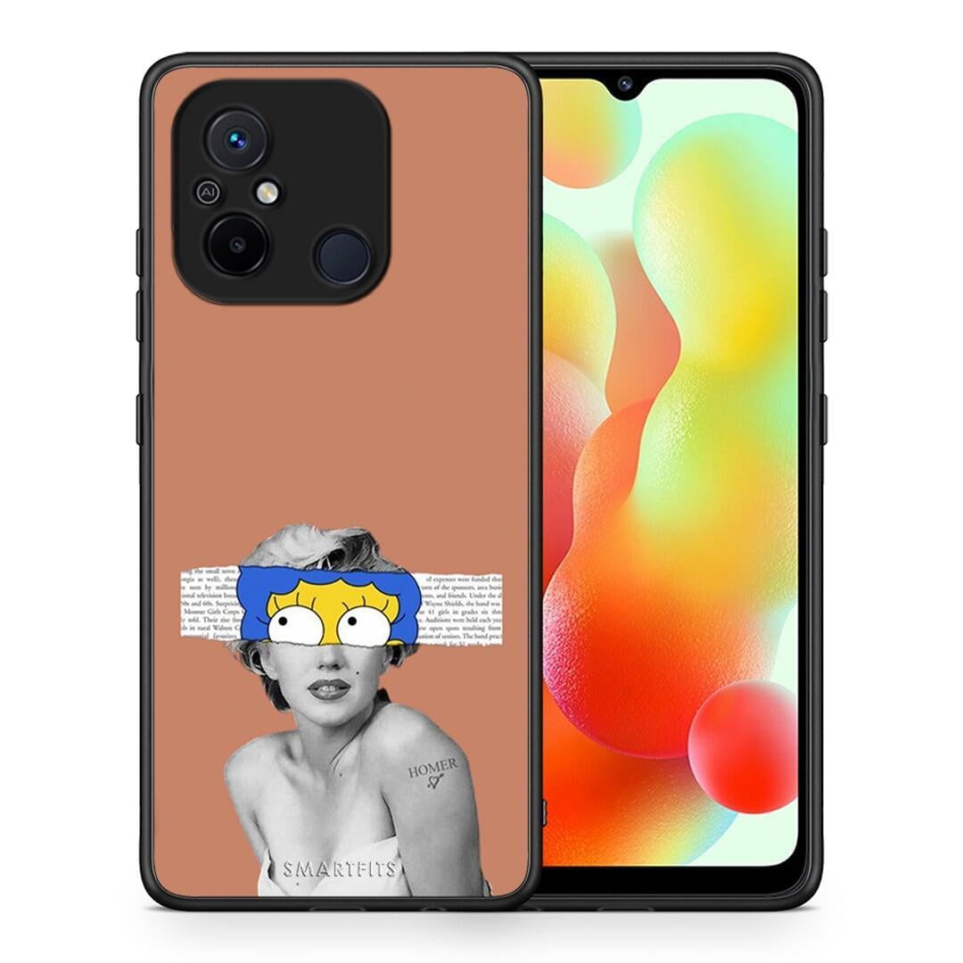 Θήκη Xiaomi Poco C55 Sim Merilyn από τη Smartfits με σχέδιο στο πίσω μέρος και μαύρο περίβλημα | Xiaomi Poco C55 Sim Merilyn Case with Colorful Back and Black Bezels