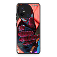 Thumbnail for Θήκη Xiaomi Poco C55 Spider Hand από τη Smartfits με σχέδιο στο πίσω μέρος και μαύρο περίβλημα | Xiaomi Poco C55 Spider Hand Case with Colorful Back and Black Bezels