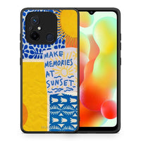 Thumbnail for Θήκη Xiaomi Poco C55 Sunset Memories από τη Smartfits με σχέδιο στο πίσω μέρος και μαύρο περίβλημα | Xiaomi Poco C55 Sunset Memories Case with Colorful Back and Black Bezels